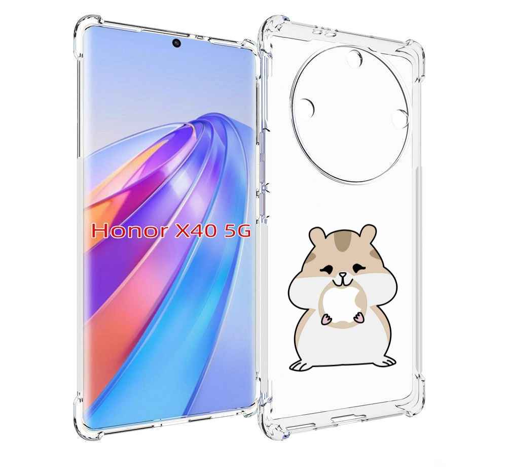 

Чехол MyPads любитель-яблок детский для Honor X40, Прозрачный, Tocco