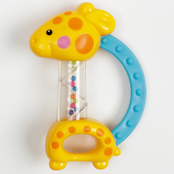 Погремушка Жирафик», с ручкой, цвет СЮРПРИЗ копилка пластик сейф жирафик кодовый замок звук аа зелёный 13х12х19 см