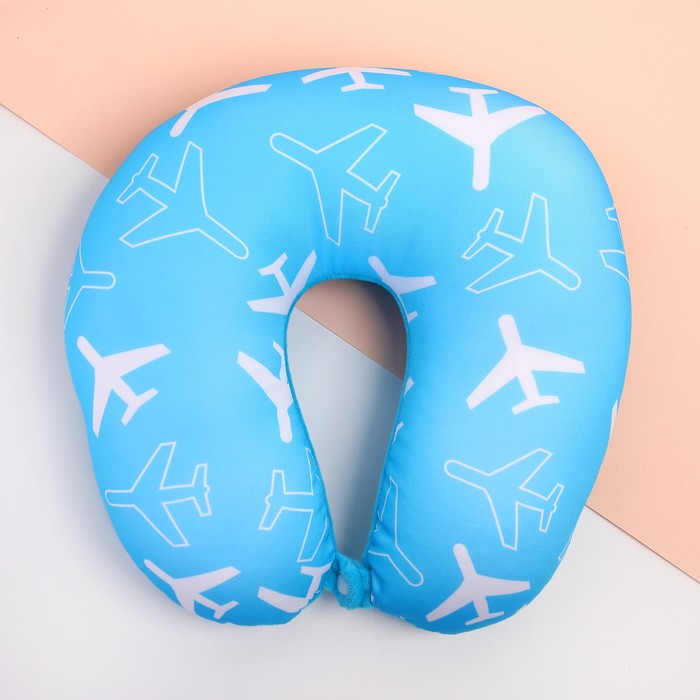 Подголовник-антистресс Самолёты», цвет синий