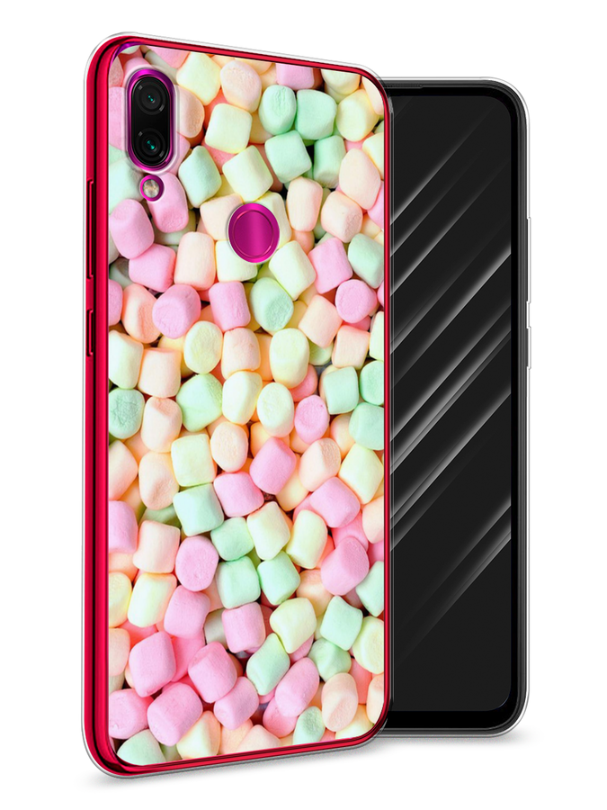 

Чехол Awog на Xiaomi Redmi Note 7 "Marshmallows", Разноцветный, 34750-10