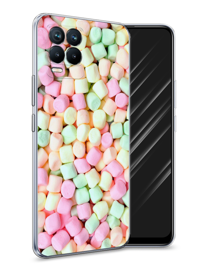 

Чехол Awog на Realme 8 "Marshmallows", Разноцветный, 255450-10