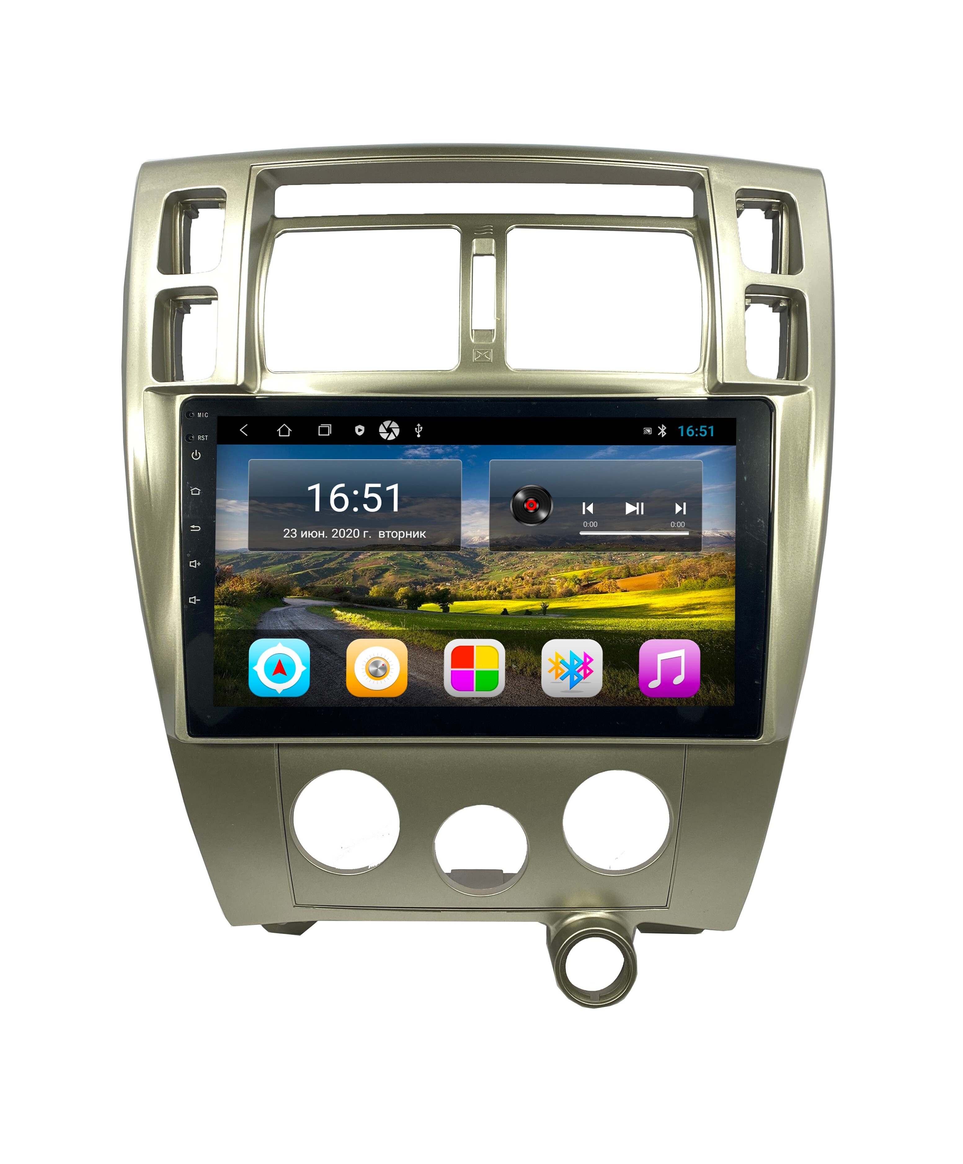 Штатная автомагнитола Zenith Hyundai Tucson 2004-2009 Android 12 232GB Мультируль 1941100₽