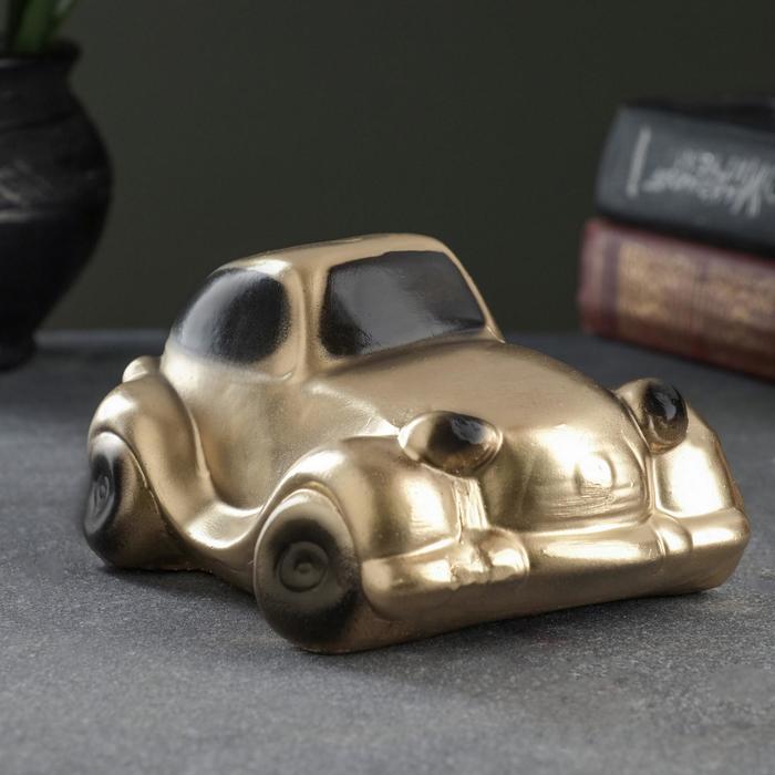 

Копилка "Машина" золотая, 13х8см