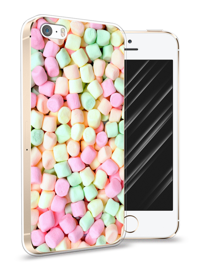 

Чехол Awog на Apple iPhone 5/5S/SE / Айфон 5/5S/SE "Marshmallows", Разноцветный, 10350-10