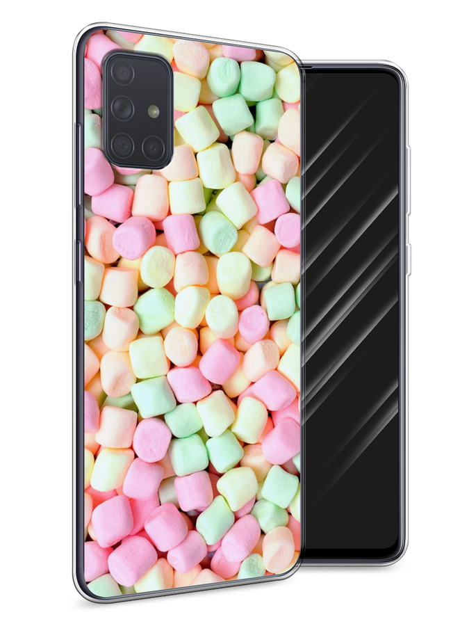 

Чехол Awog на Samsung Galaxy A71 "Marshmallows", Разноцветный, 29050-10