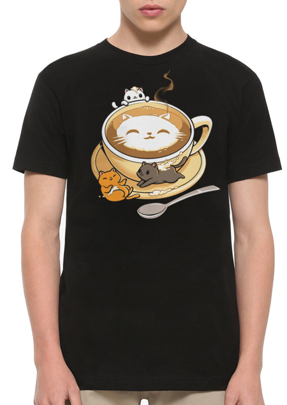 

Футболка мужская Dream Shirts с Котиками черная 3XL, Черный, с Котиками