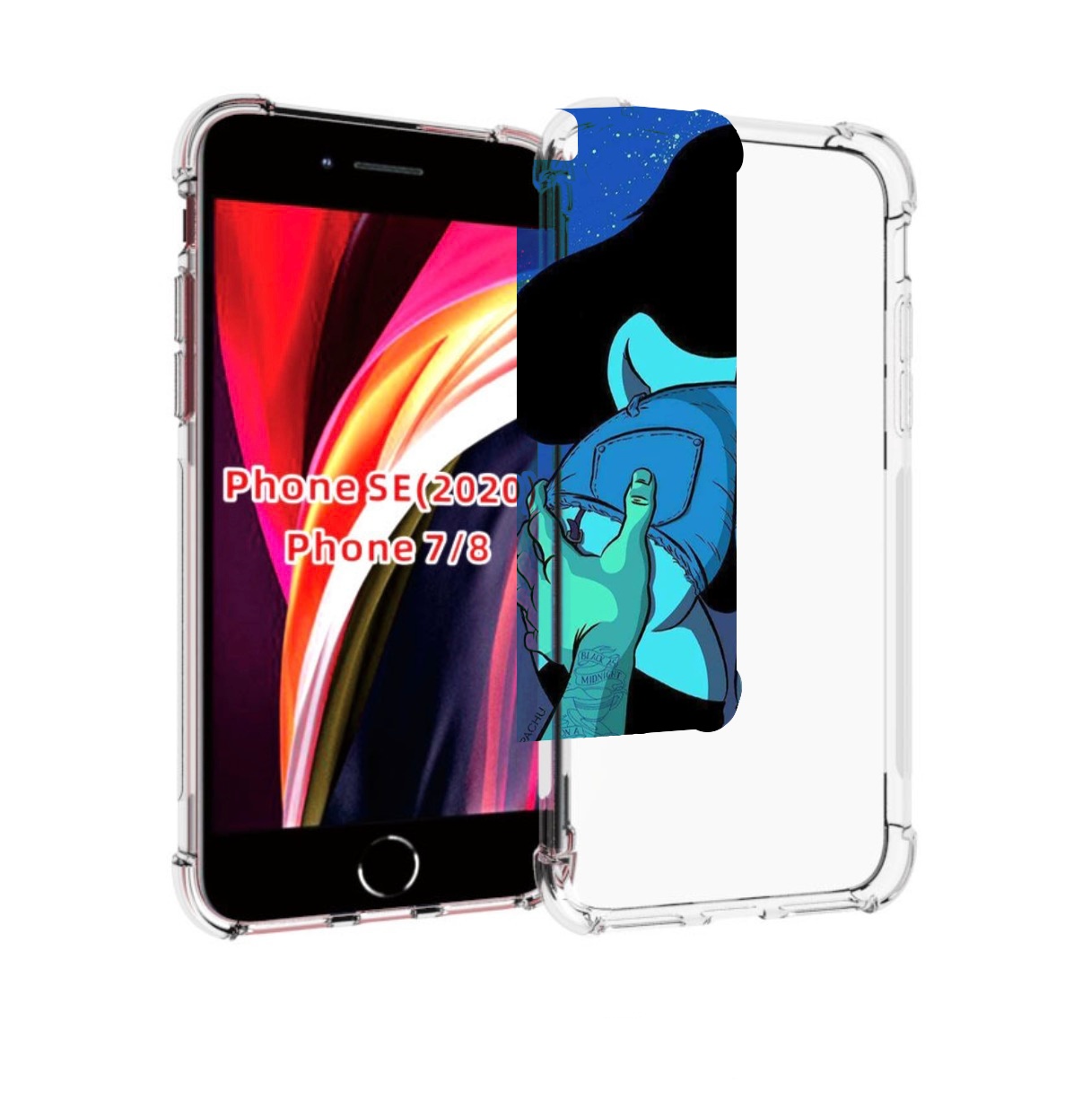 

Чехол MyPads любитель потрогать для iPhone 7 4.7 / iPhone 8 / iPhone SE 2 (2020), Прозрачный, Tocco