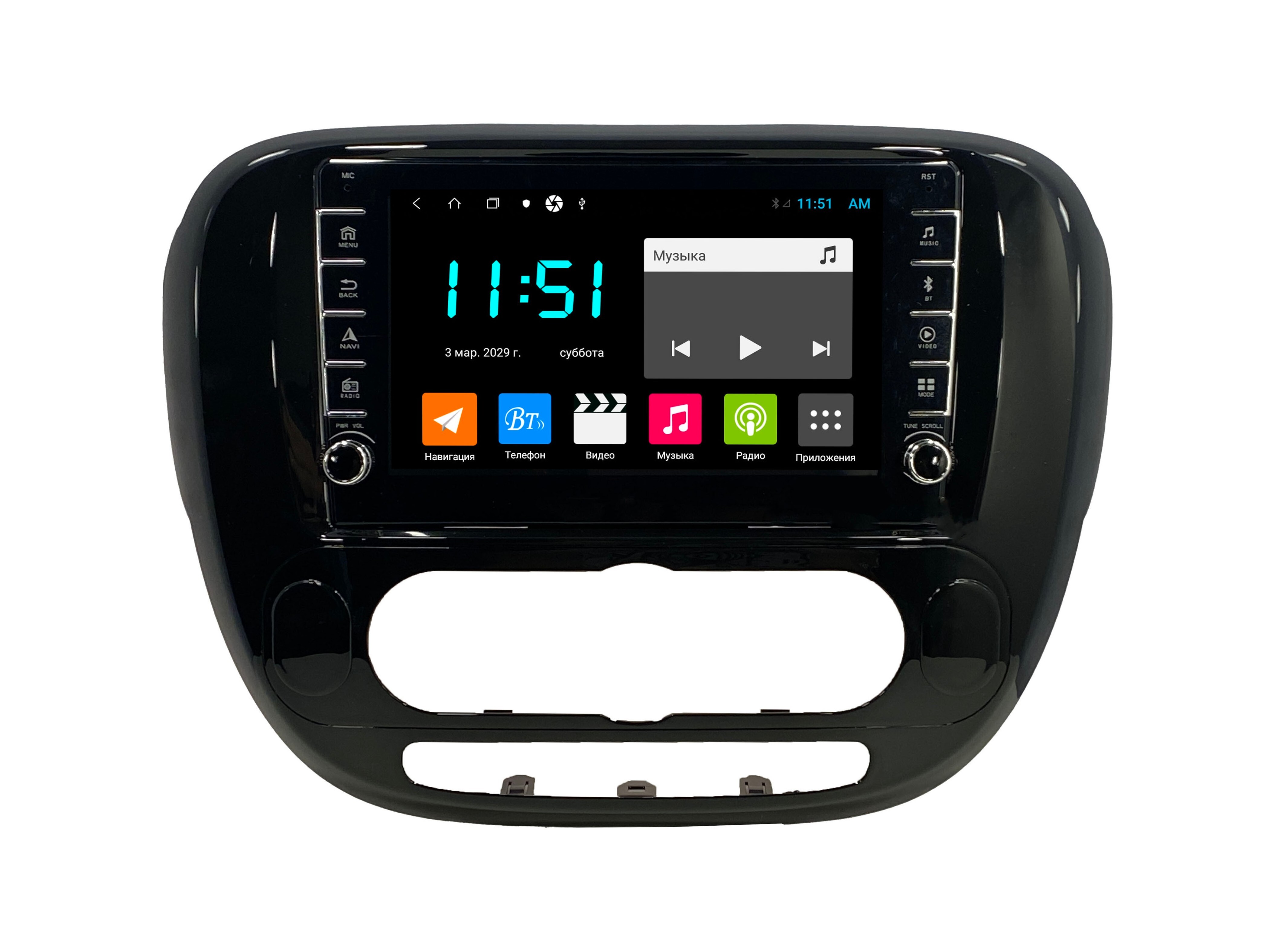 Штатная автомагнитола Zenith KIA Soul 2 2013-2019 Климат контроль 464GB с крутилками 3249200₽