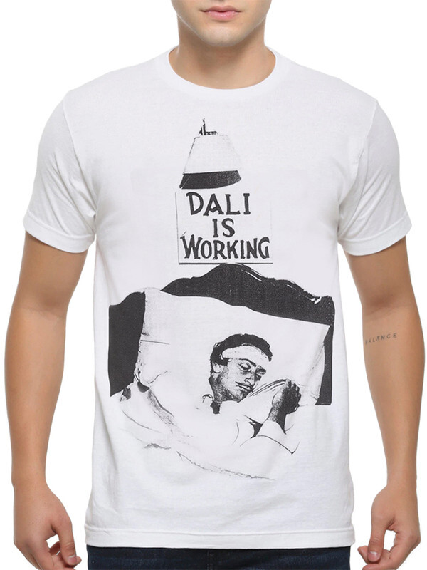 

Футболка мужская Dream Shirts Сальвадор Дали белая 2XL, Белый, Сальвадор Дали