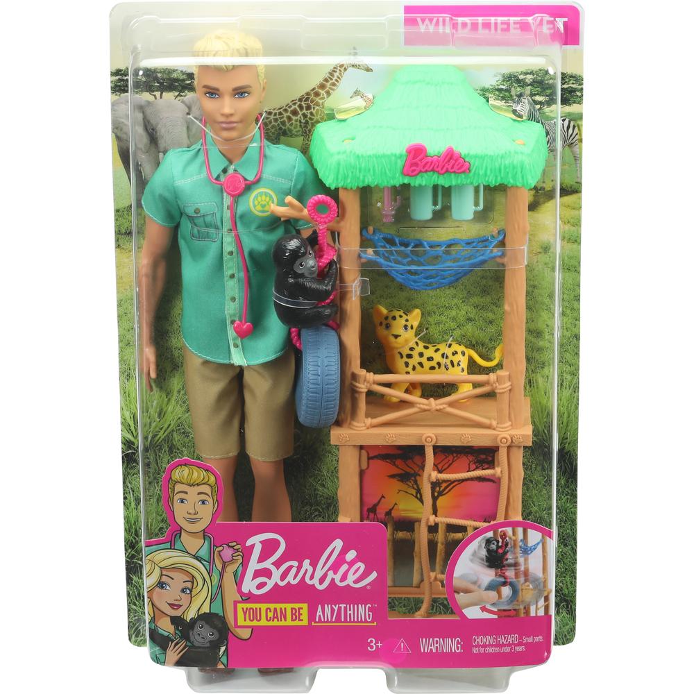 фото Mattel barbie игровой набор с кеном, блондин gjm32