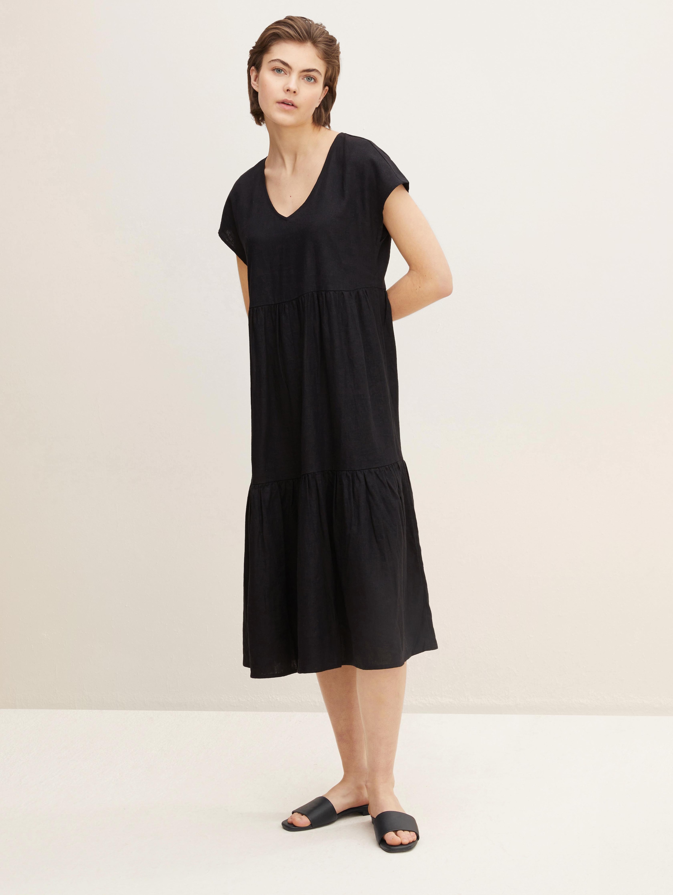 

Платье женское Tom Tailor Denim 1031352 черное M, 1031352