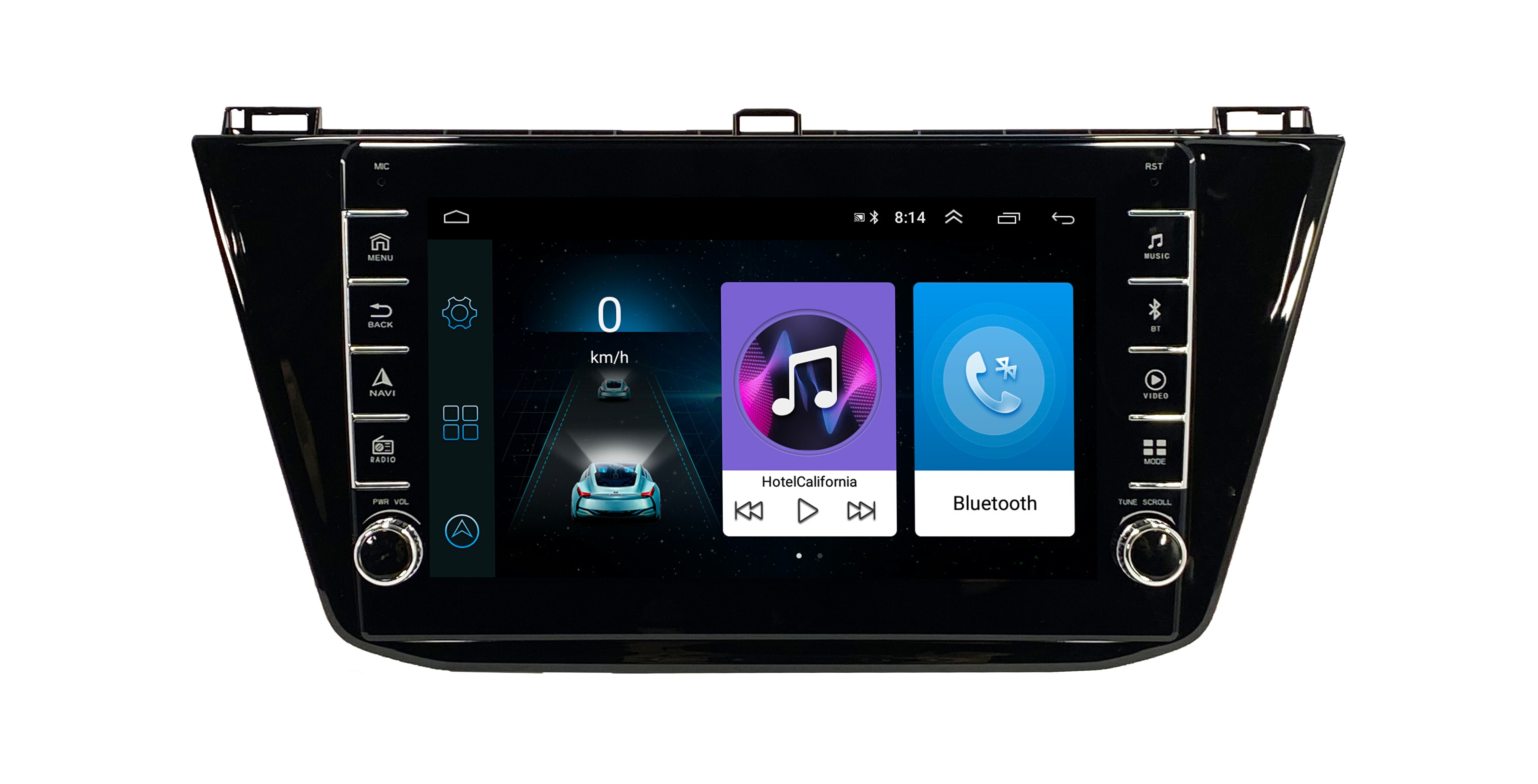 Штатная автомагнитола Zenith Volksvagen Tiguan 2017 232GB с крутилками Android 12 2126300₽