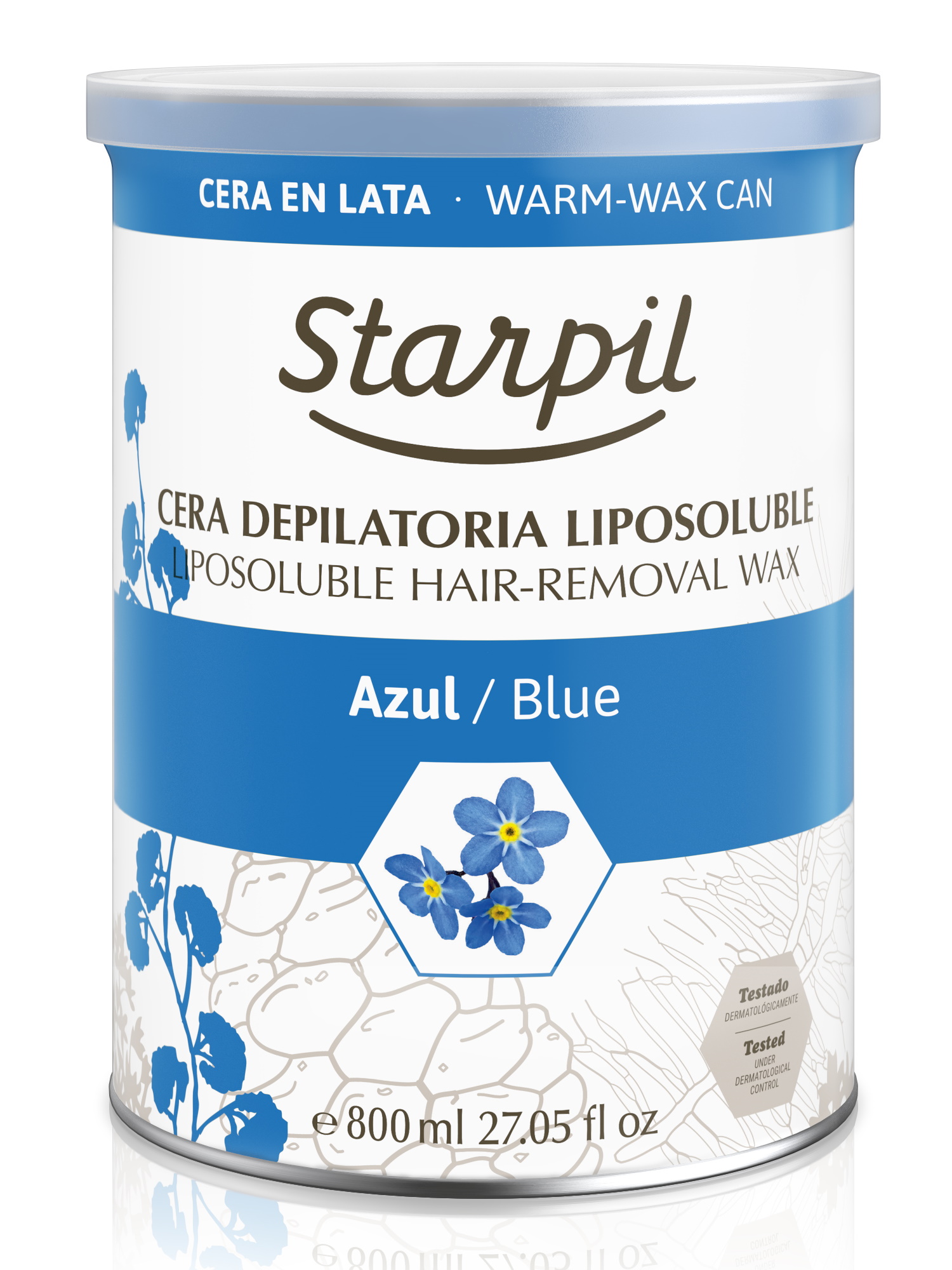 Воск для депиляции STARPIL азуленовый/cera azul 800 мл