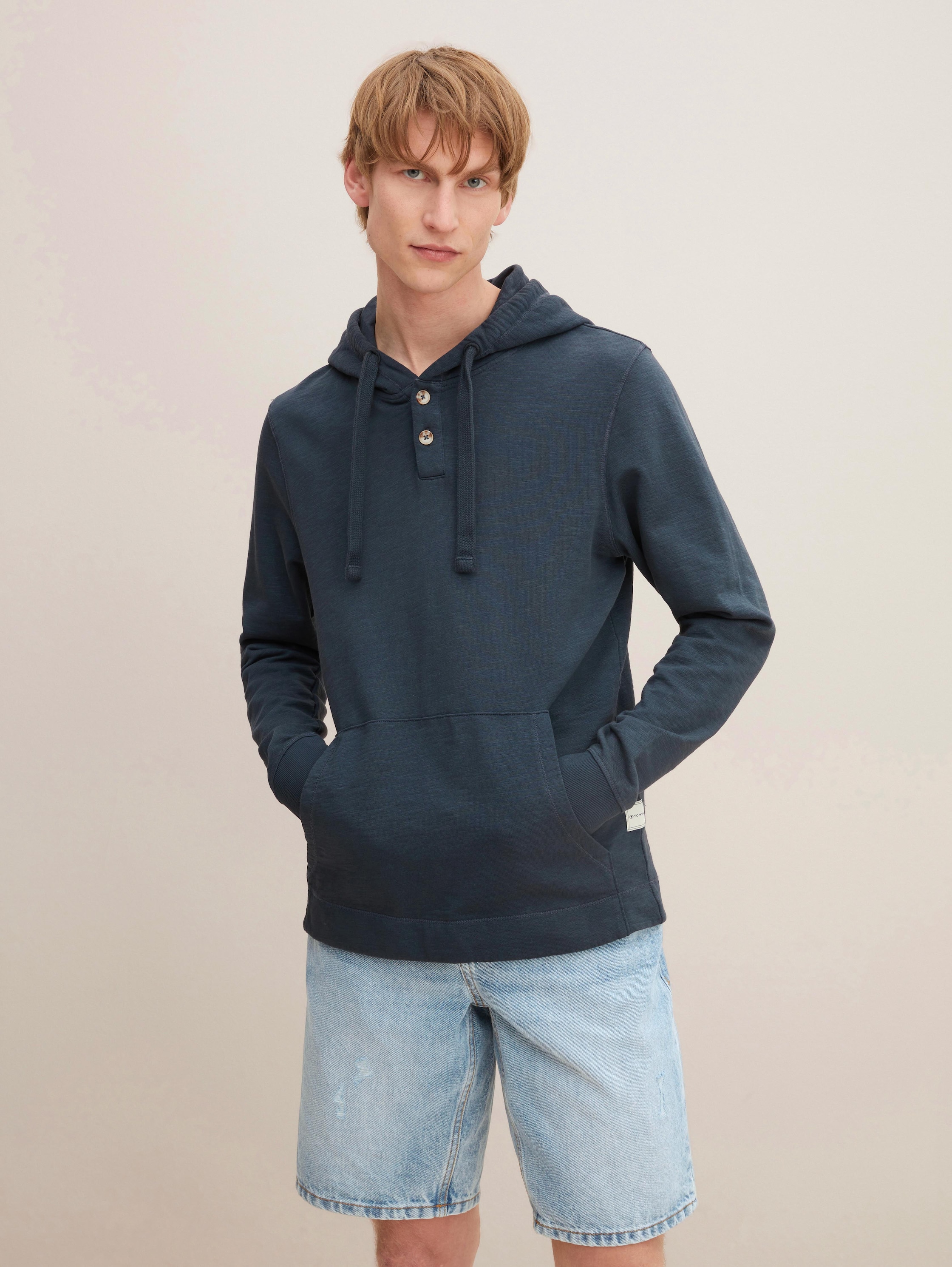 

Худи мужское TOM TAILOR 1031643 синее XL, 1031643