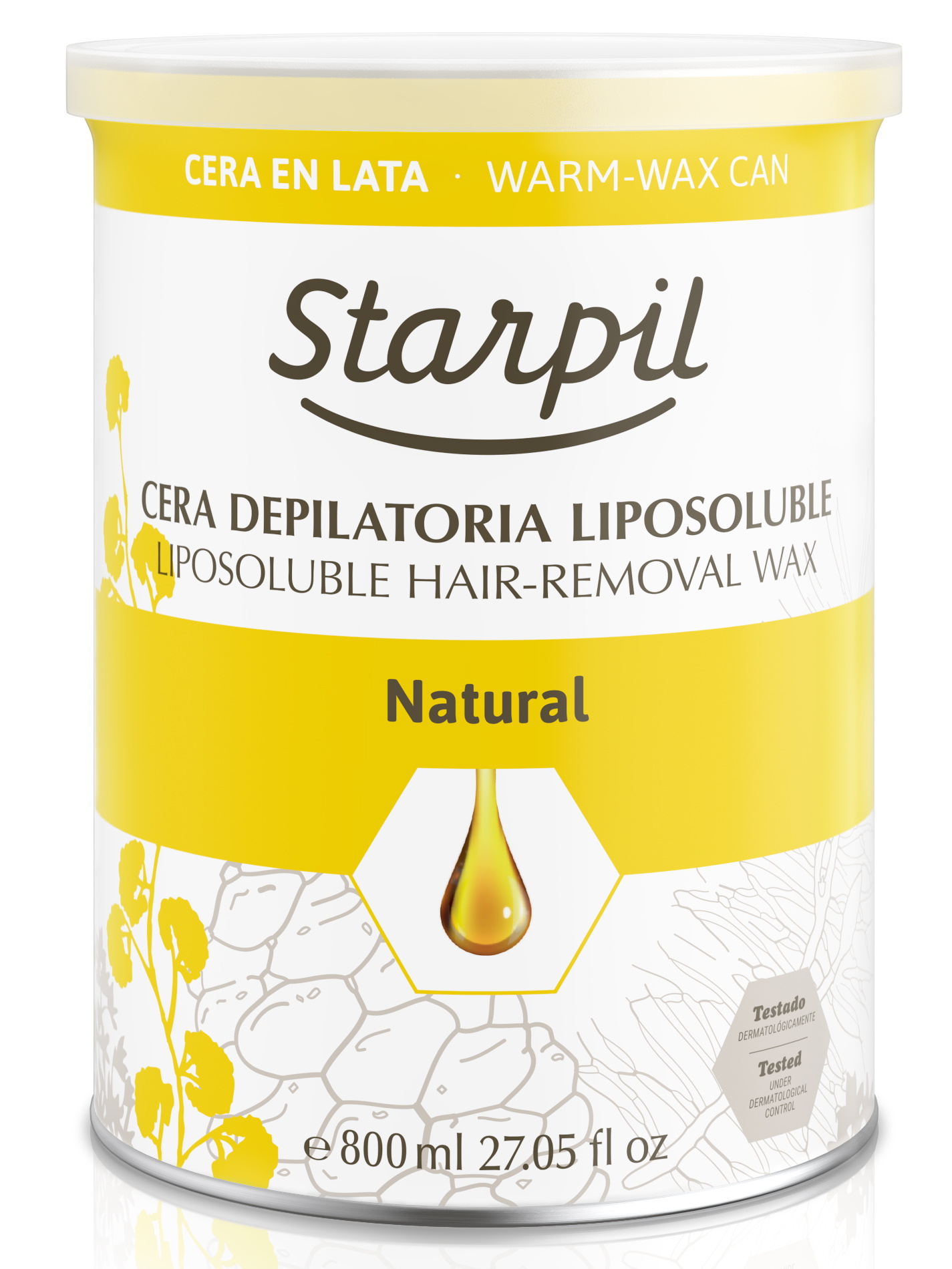Воск для депиляции STARPIL натуральный/cera natural 800 мл