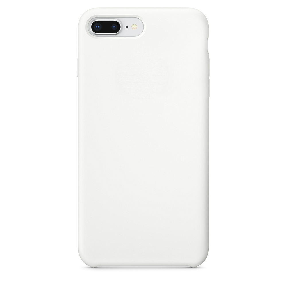 фото Чехол silicone case для iphone 7 plus/8 plus, белый, scip7p8p-09-whit