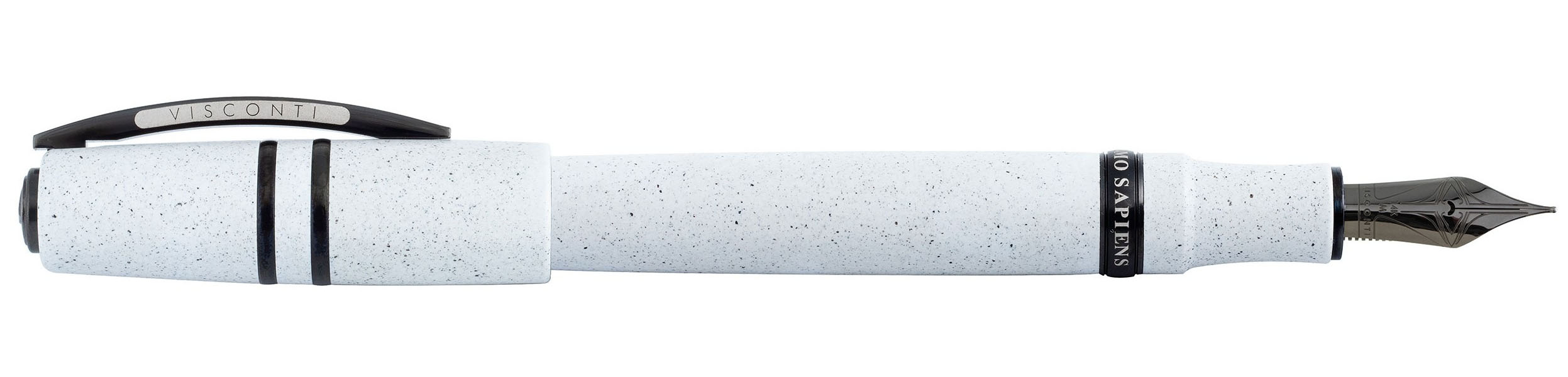 

Перьевая ручка Visconti Homo Sapiens Lava Color Ash White перо F KP15-08-01-FPF