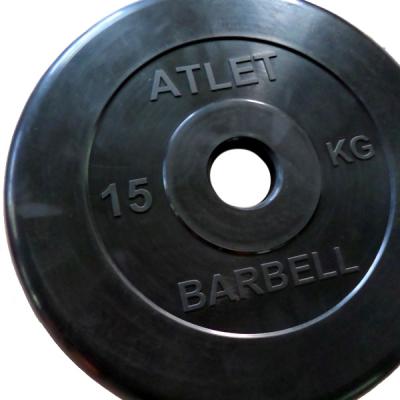 

Диск для штанги MB Barbell Atlet 15 кг, 51 мм черный, Atlet