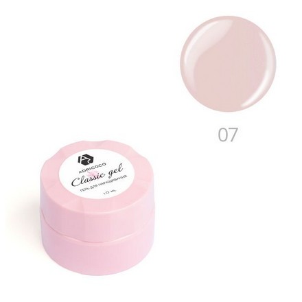 

Гель для наращивания ногтей ADRICOCO №07 камуфлирующий коричневый беж (10 мл.)