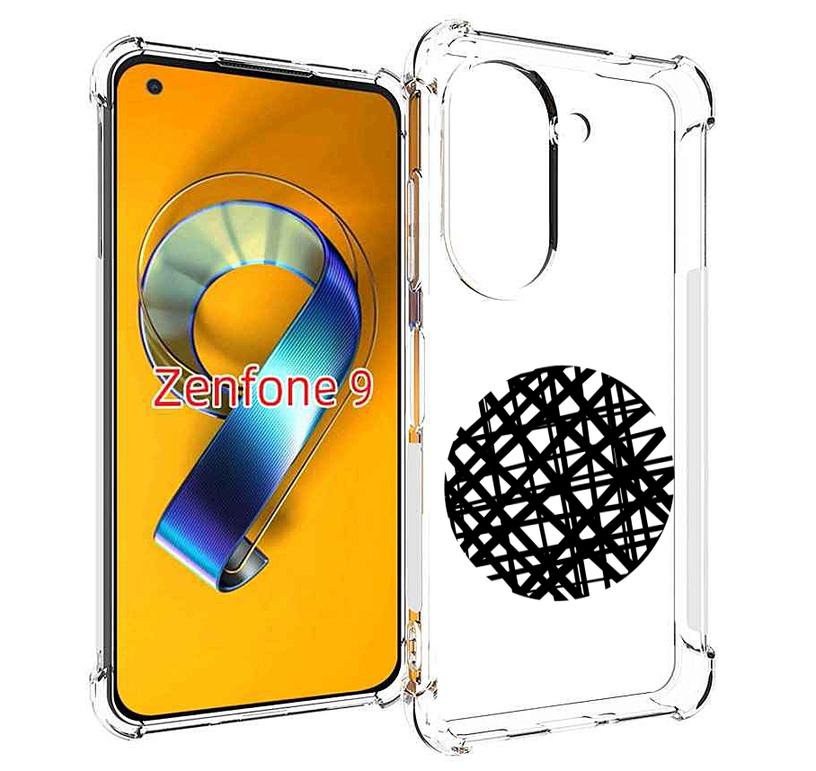 

Чехол MyPads круглая-абстракция для Asus Zenfone 9 (AI2202), Прозрачный, Tocco