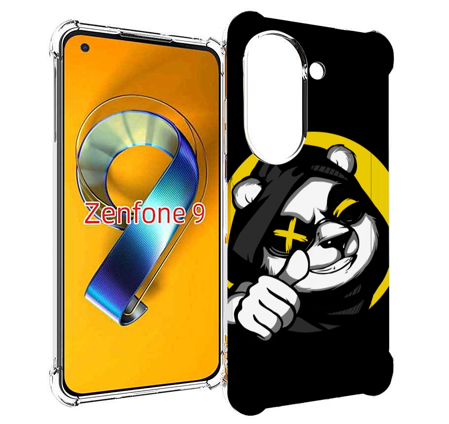 

Чехол MyPads крутая пандочка ок для Asus Zenfone 9 (AI2202), Прозрачный, Tocco