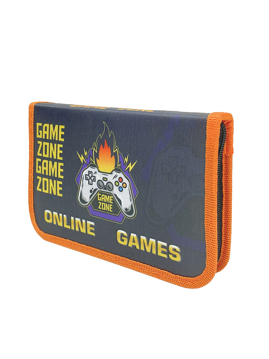 

Пенал с наполнением ОНИКС "GAME ZONE" 23 предмета, с откидной планкой, GAME ZONE 23 предмета