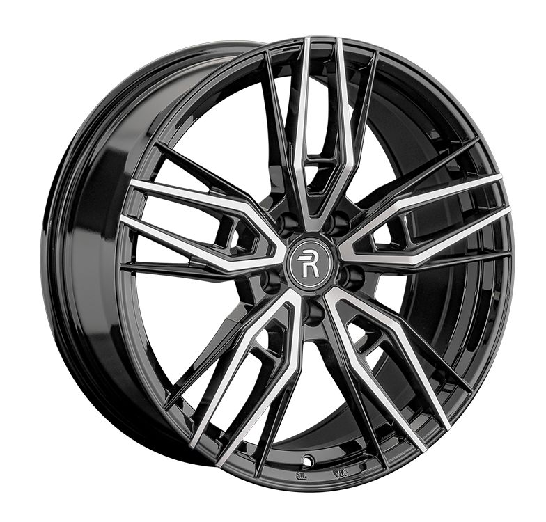 

Колесный диск 8x18/5x108 ET33 D60,1 CHR121 BKF (конус, C570)