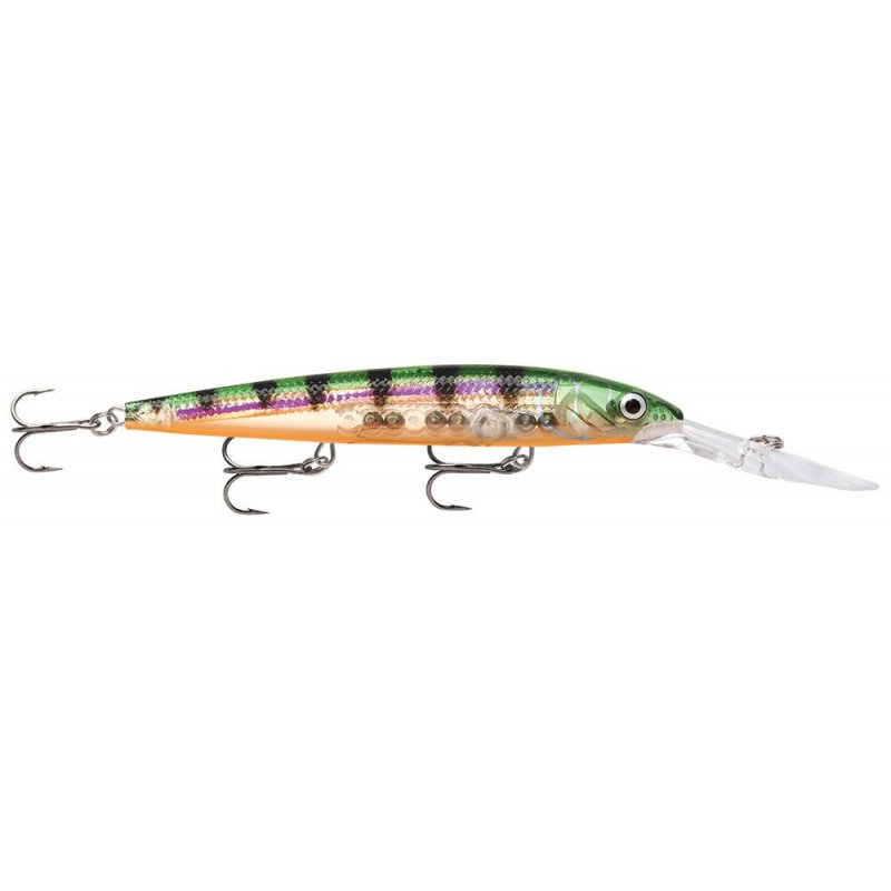 фото Воблер rapala downdeep husky jerk 14 /gp /суспендер/ 4,4-5,5м, 14см, 23гр. dhj14-gp