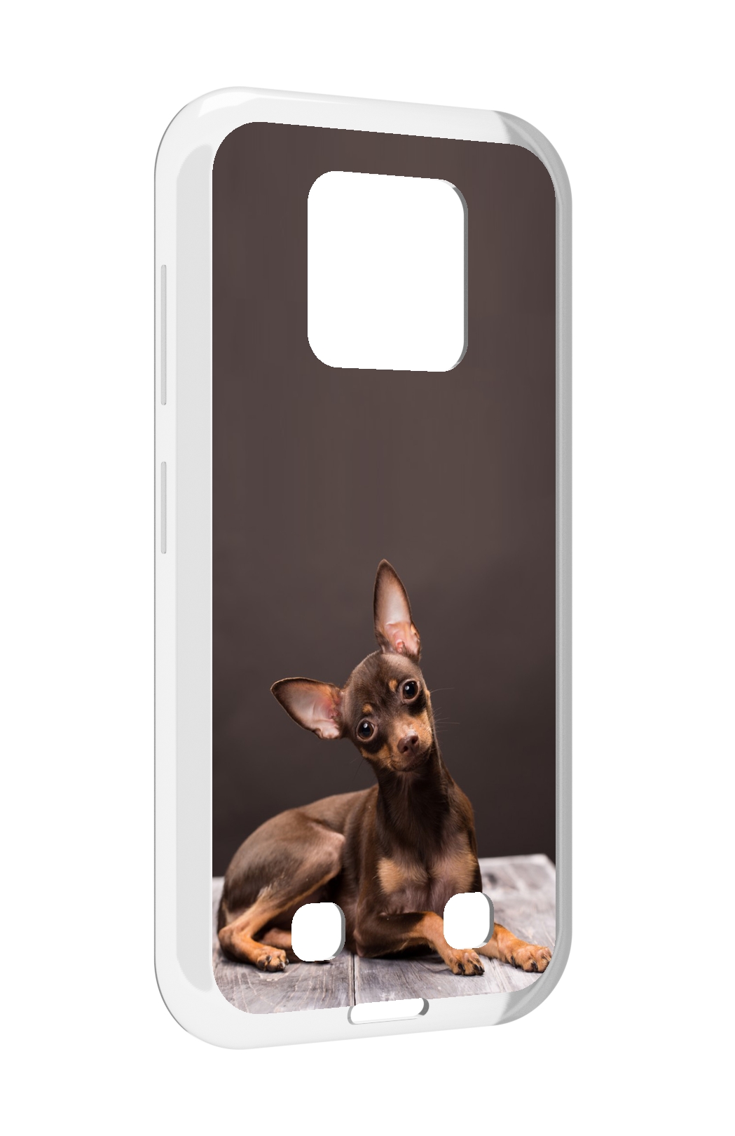 

Чехол MyPads тои терьер для Oukitel WP18, Прозрачный, Tocco