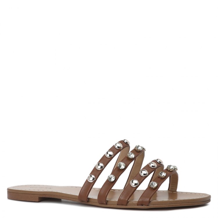 фото Женские шлепанцы guess cevan2 fl6c2vlea19 цв. коричневый 40 eu