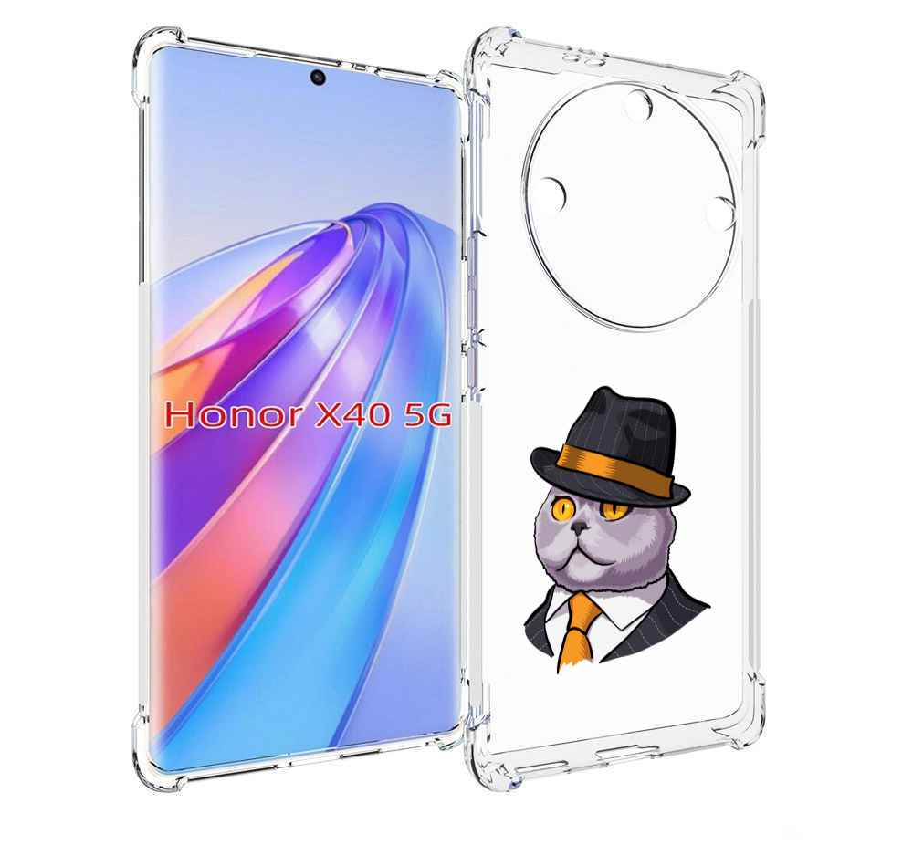 

Чехол MyPads британец для Honor X40, Прозрачный, Tocco