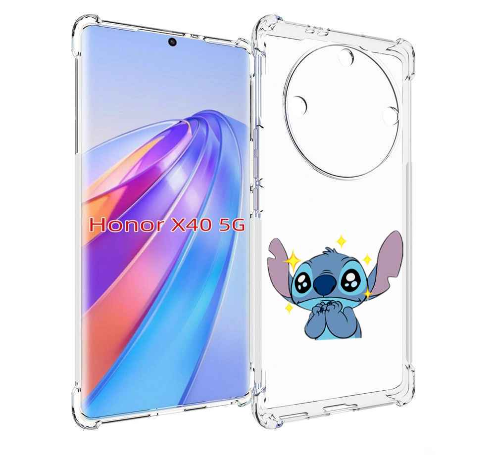 

Чехол MyPads милый-стич детский для Honor X40, Прозрачный, Tocco