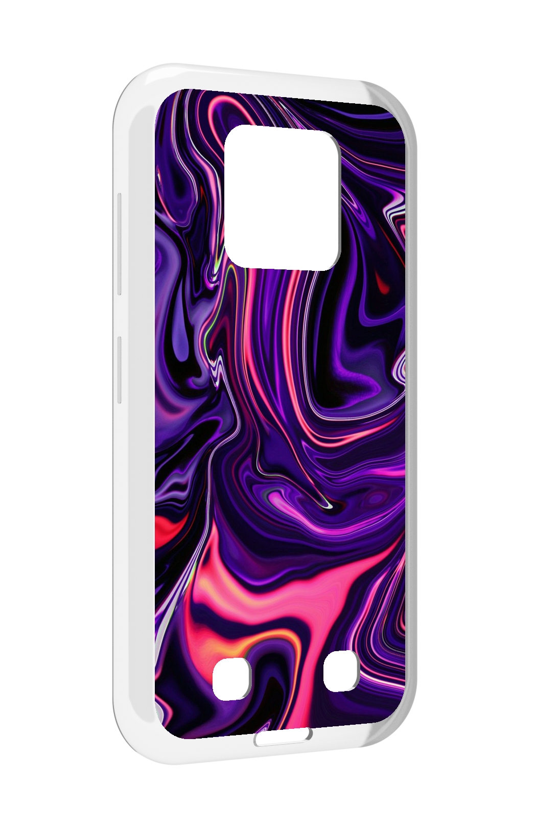 

Чехол MyPads фиолетовые краски для Oukitel WP18, Прозрачный, Tocco