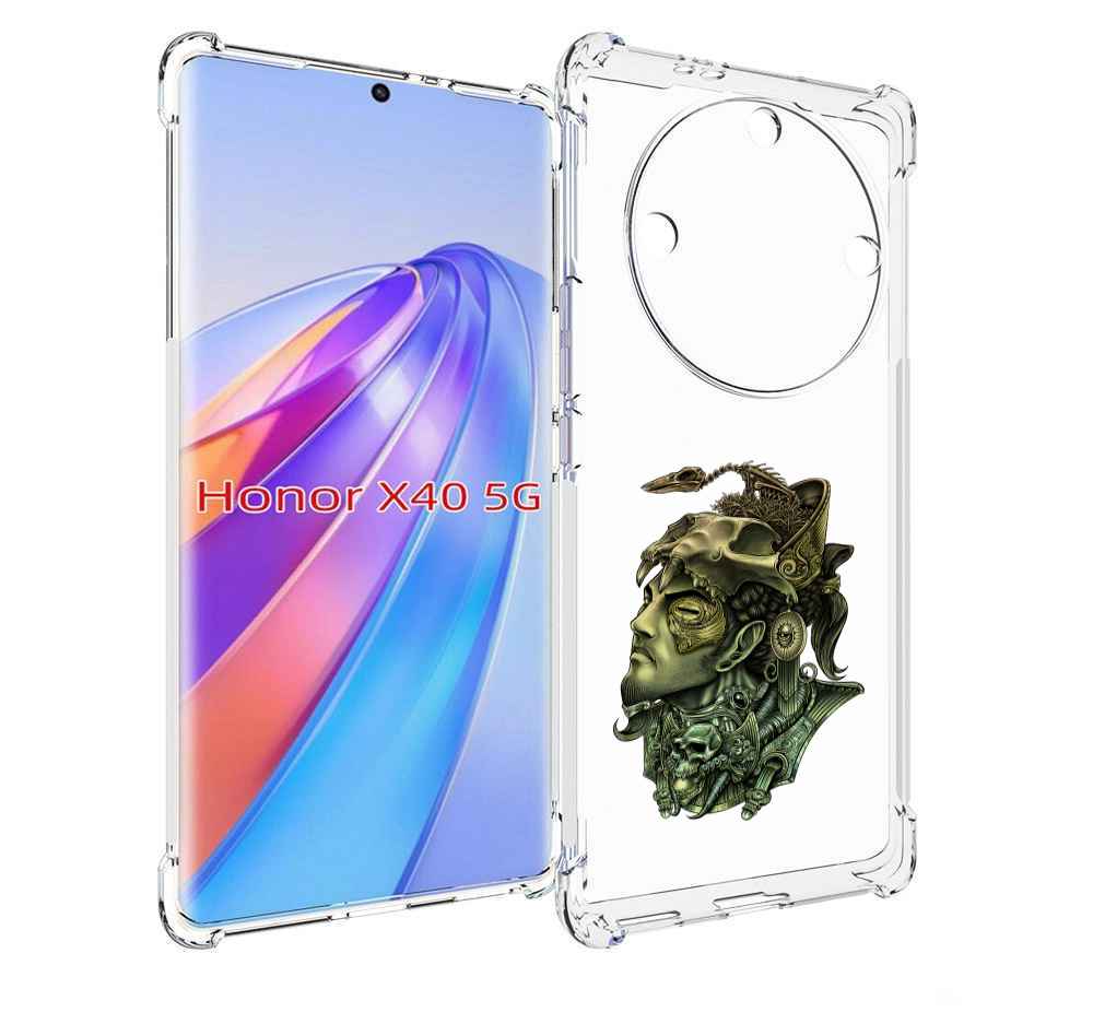 

Чехол MyPads бронзовый воин для Honor X40, Прозрачный, Tocco