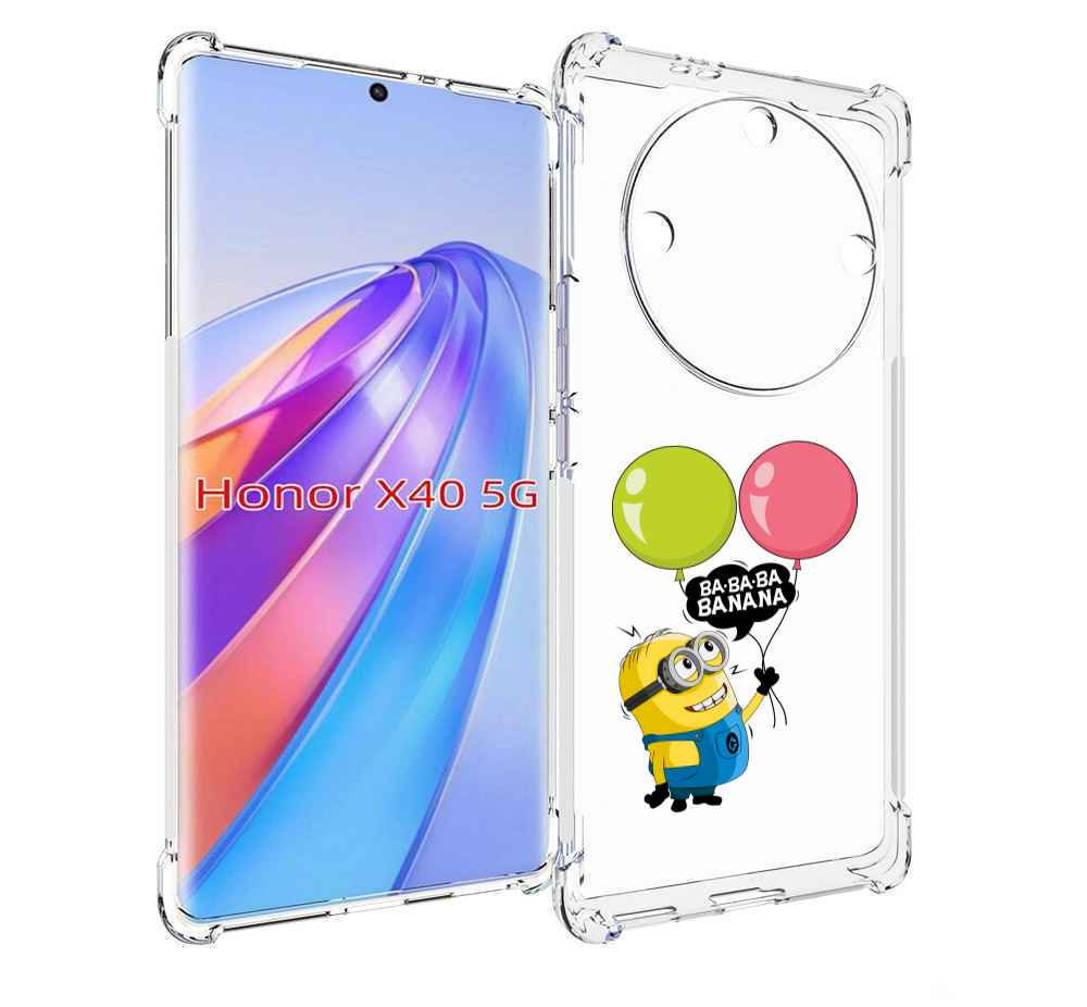 

Чехол MyPads миньон-с-шариками для Honor X40, Прозрачный, Tocco