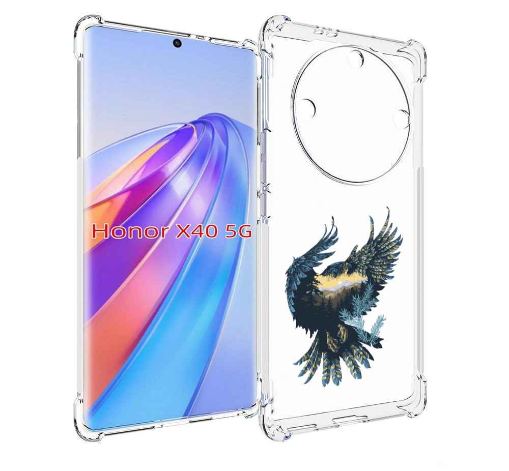 

Чехол MyPads мирок в соколе для Honor X40, Прозрачный, Tocco