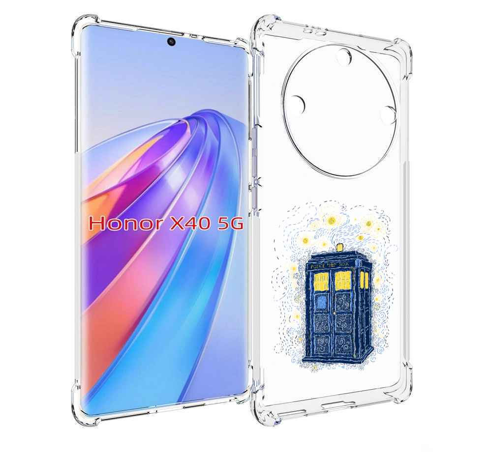 

Чехол MyPads будка рисунок для Honor X40, Прозрачный, Tocco