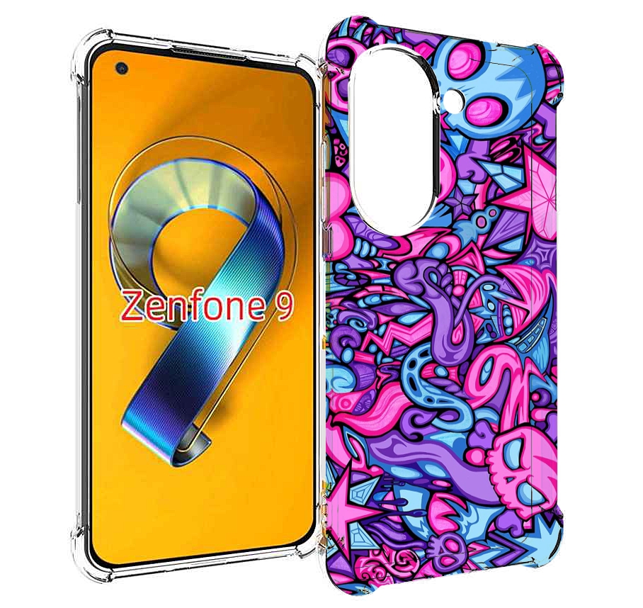 

Чехол MyPads крутой-паттерн для Asus Zenfone 9 (AI2202), Прозрачный, Tocco