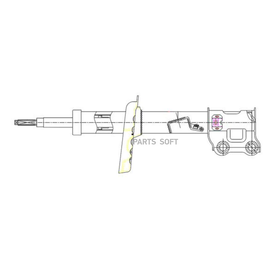 Стойка ГМ. CTR GY1465G (CYKK-476-G)