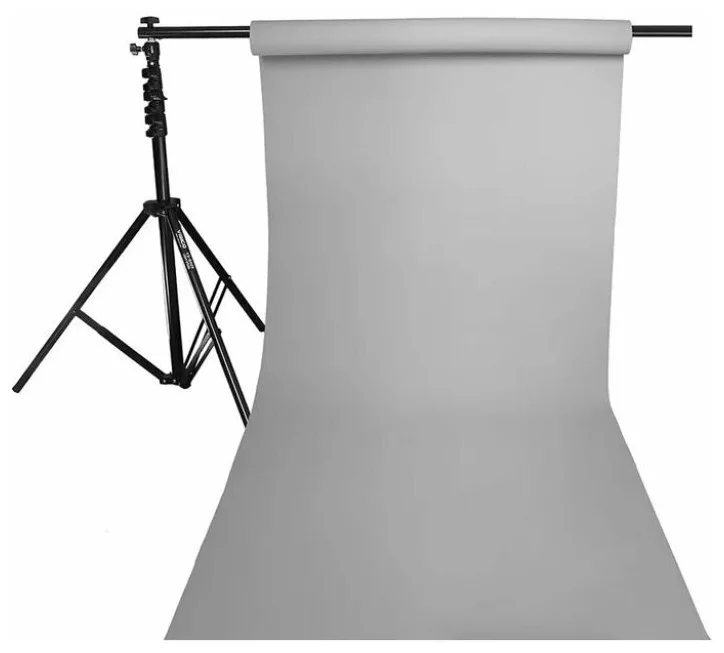 

Фон бумажный Raylab Neutral Grey 1,35*6м серый