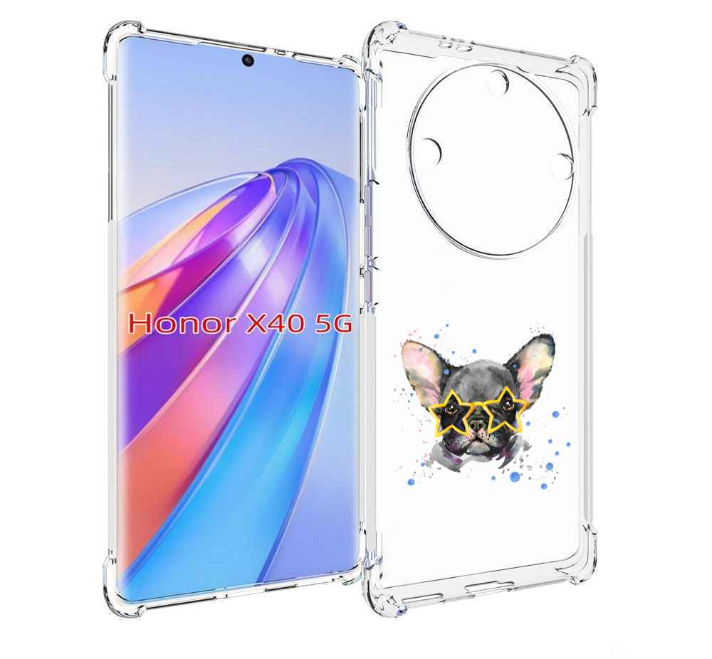 

Чехол MyPads буля в очках для Honor X40, Прозрачный, Tocco