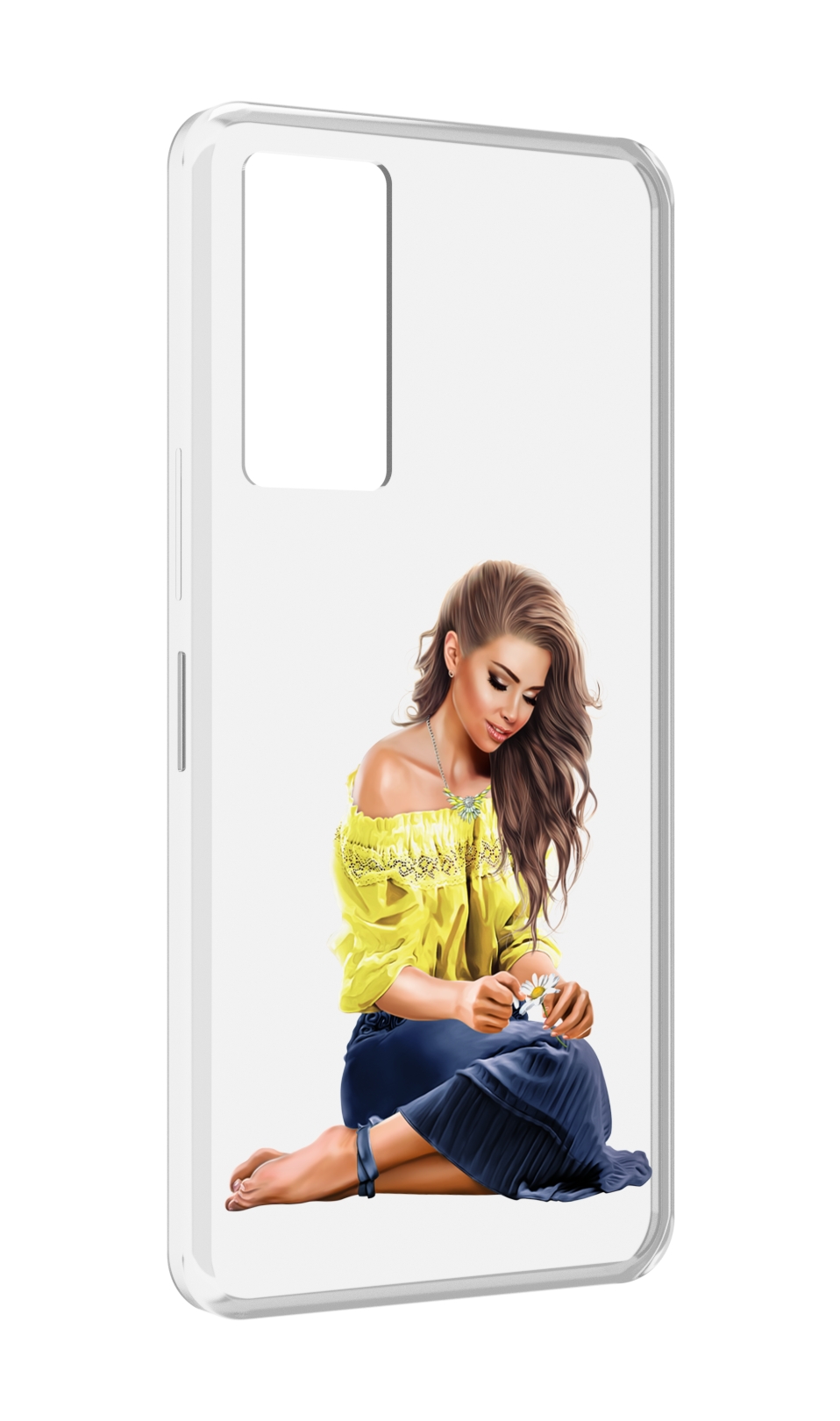 

Чехол MyPads миленькая-девочка женский для Infinix Note 11, Прозрачный, Tocco