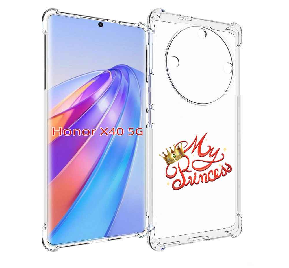 

Чехол MyPads моя-принцесска детский для Honor X40, Прозрачный, Tocco