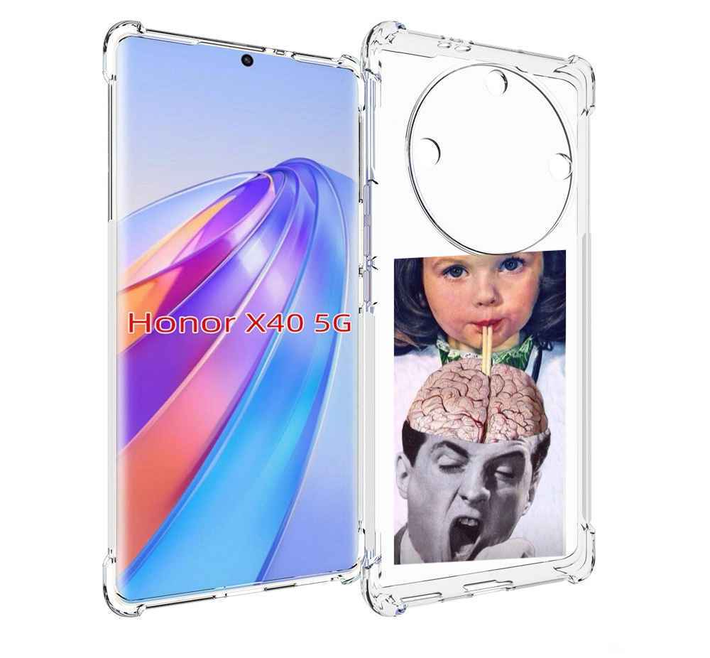

Чехол MyPads на-здоровье для Honor X40, Прозрачный, Tocco