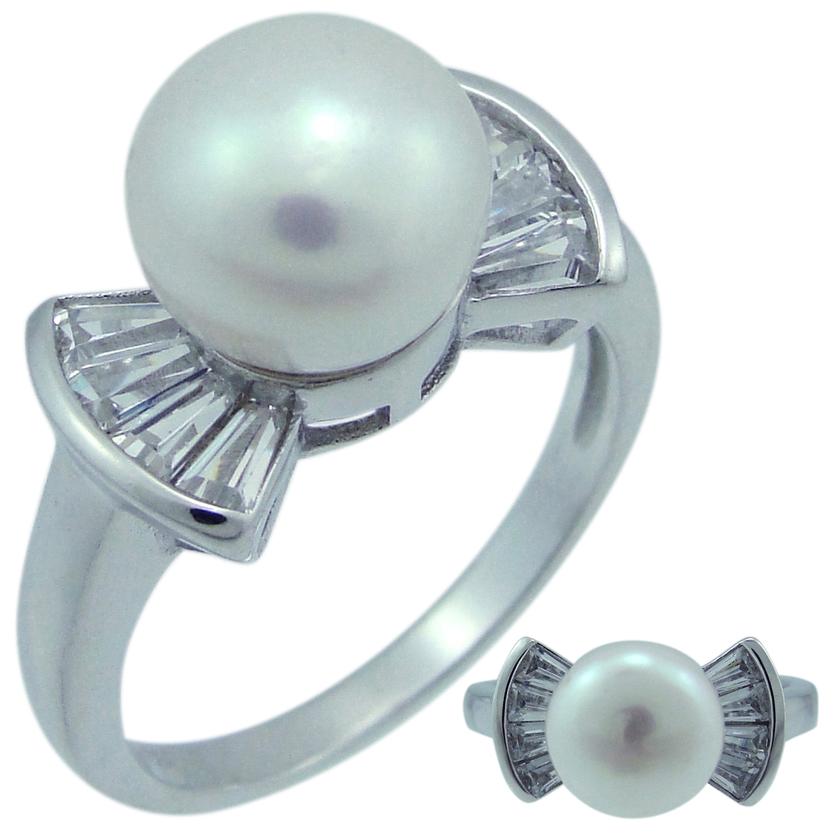 фото Кольцо из серебра с жемчугом р. 18 balex jewellery 1405937496