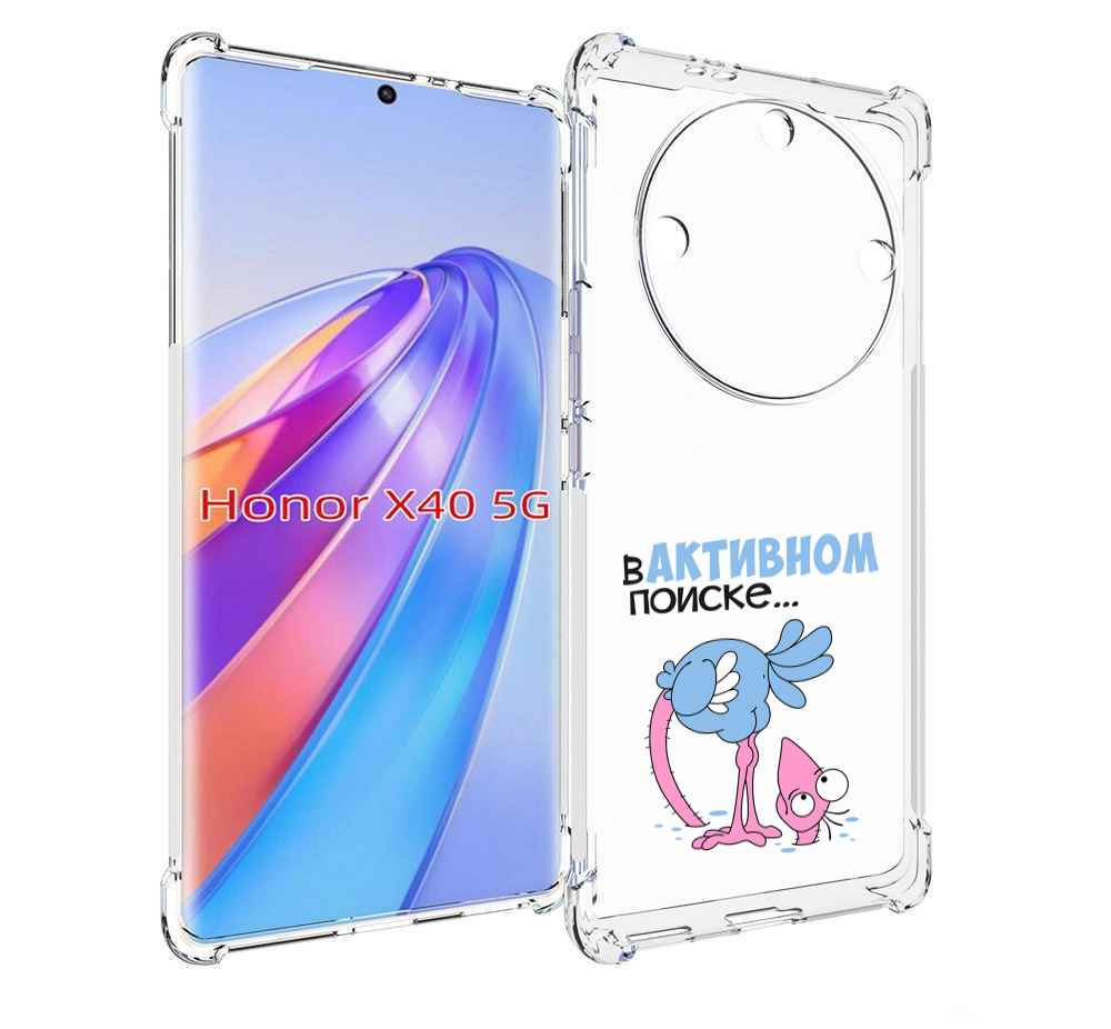 

Чехол MyPads в активном поиске для Honor X40, Прозрачный, Tocco