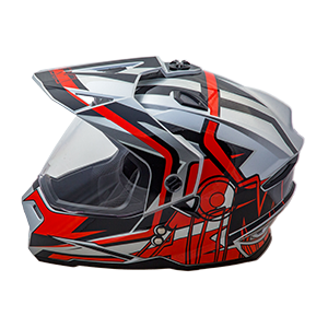 Шлем AiM JK802S Red/Grey/Black S