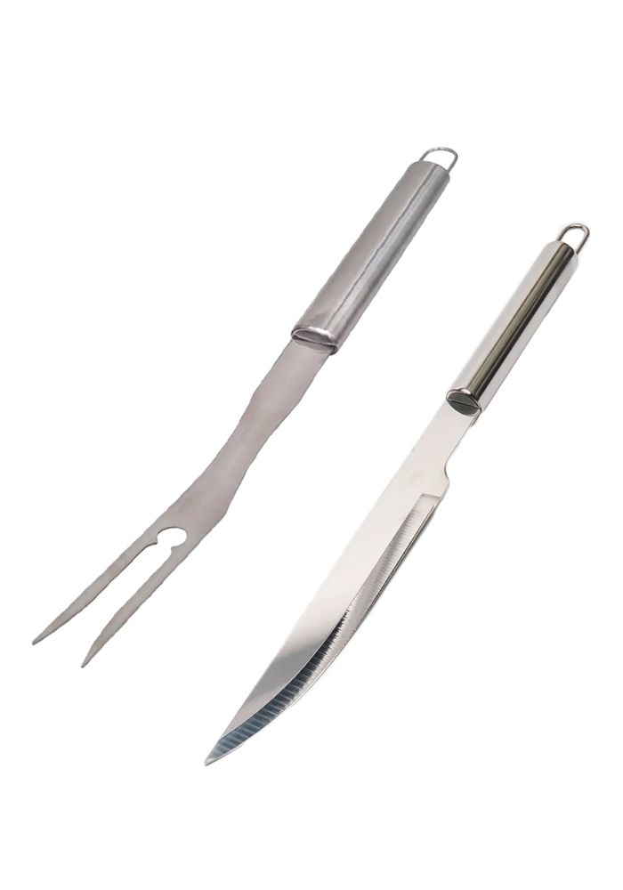 Нож и вилка для барбекю URM D02216, 2 предмета