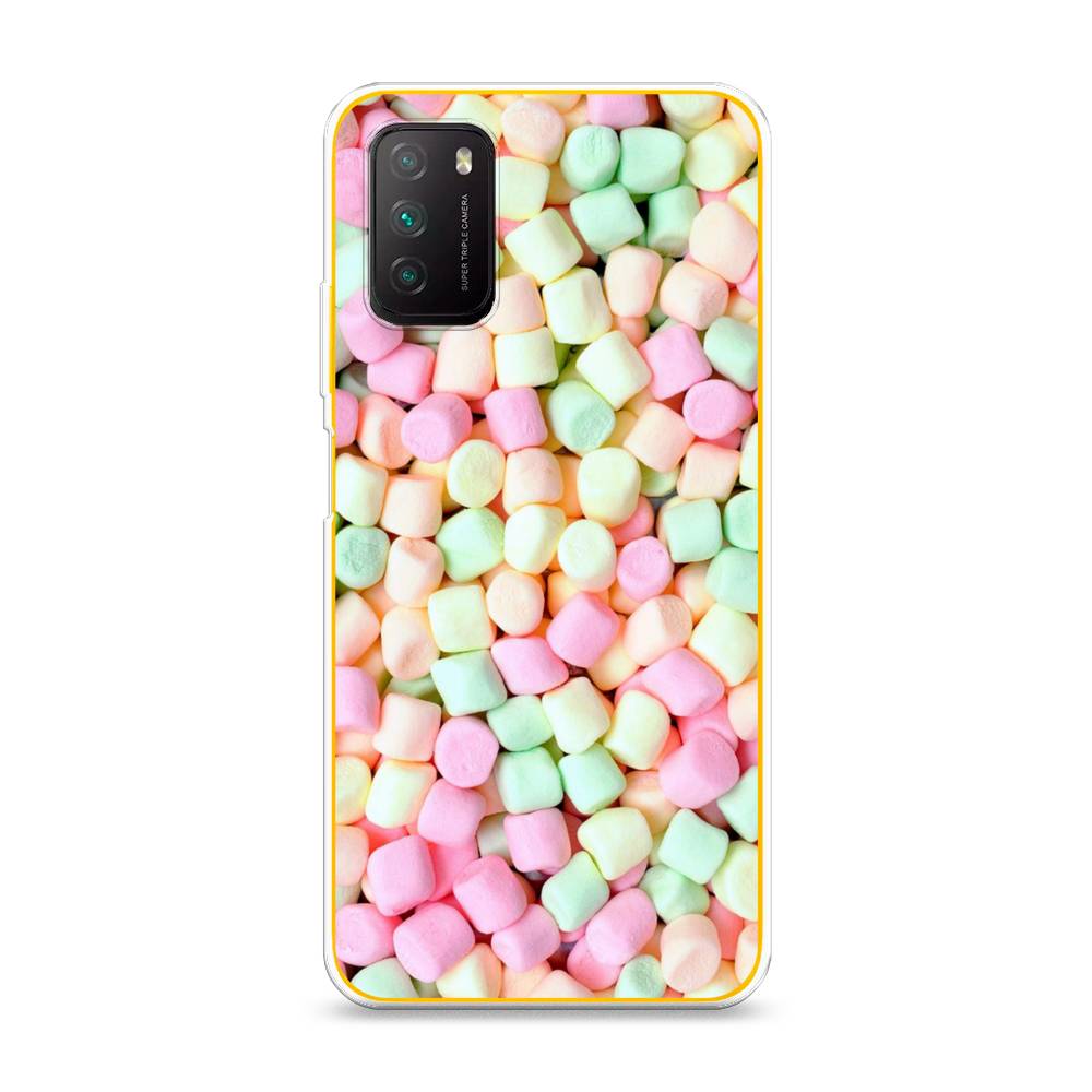 

Чехол Awog на Poco M3 "Marshmallows", Разноцветный, 39550-10