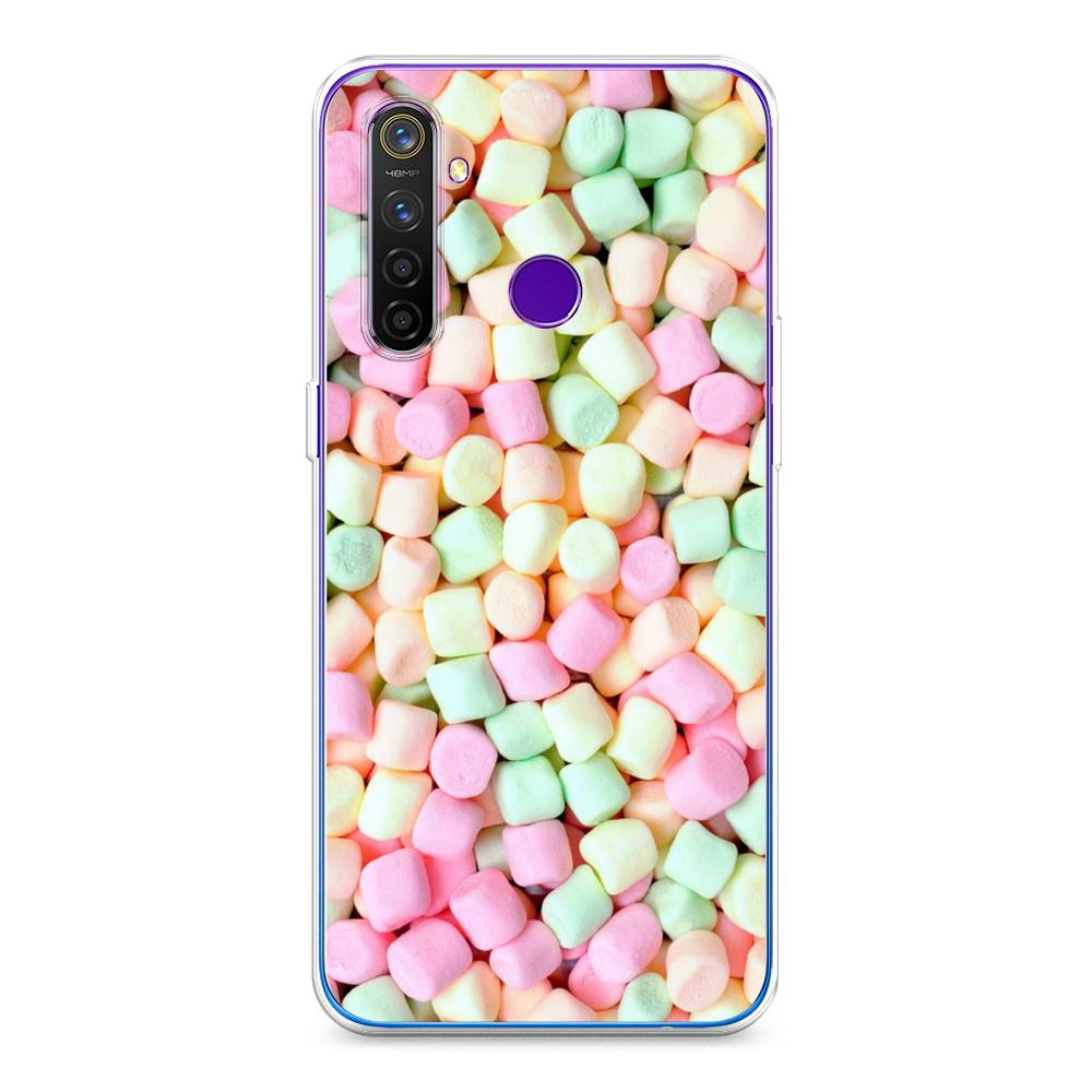

Чехол Awog на Realme 5 Pro "Marshmallows", Разноцветный, 251650-10